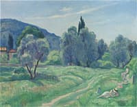 Olive Trees, Morning; near Cannes