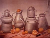Still Life with Pewters