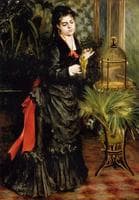 Woman with a Parrot