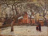 Chestnut Trees at Louveciennes in Winter