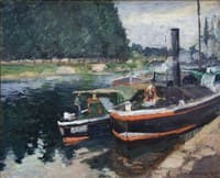 Barges at Pontoise