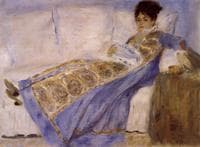 Camille Monet Reading 'Le Figaro'