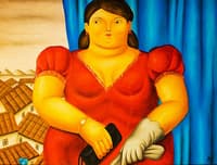 Woman in Red Dress