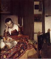 A Woman Asleep at Table