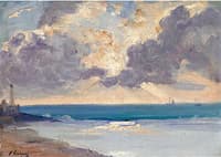 Evening at the Bar, entrance to the harbor
