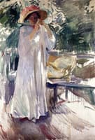 Clotilde in the Garden