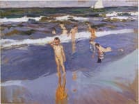 Children in the Sea, Valencia Beach