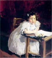 Elenita at her desk