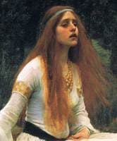 The Lady of Shalott (detail-top)