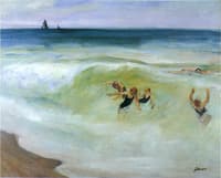 Bathers in the Sea