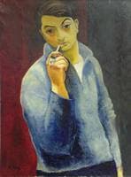 Self Portrait with a Pipe