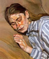 Girl in a Striped Nightdress