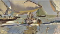 Boats on the beach
