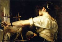 Copy of a Fragment of The Spinners by Velazquez