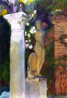 A Corner of the Garden at Casa Sorolla