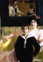 Lucrecia Arana with her Son