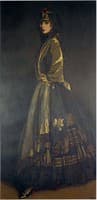 Hazel in black and gold
