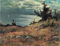 Great Diamond Island, Casco Bay, Maine, from Cushing's Island