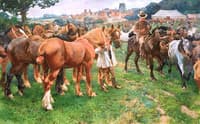 Suffolk Horse Fair in Lavenham