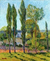 House Seen through Poplars, Nesles-la-Vallée