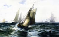 Ships in New York Harbor