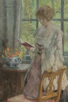 Young Woman Reading