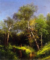 Deer in the Wild Woods