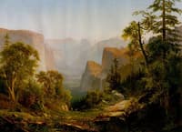 View of the Yosemite Valley, in California