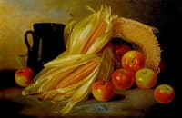 Autumn Still LIfe with Straw Hat