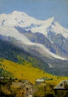 Snowcapped Mountains, Chamnix, France