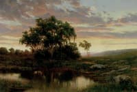 Twilight on the Pond