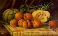 Melons, Peaches and Pineapple