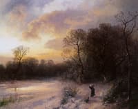 Daybreak on a Snowy Morning