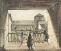 Interior of Fort Laramie