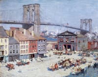 Along the River Front, New York