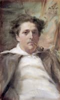 Portrait of a Young Man Smoking a Pipe