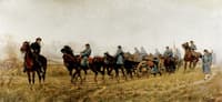 Battery of Light Artillery en Route