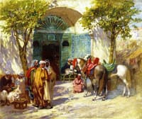 Outside the Mosque