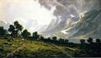 Indian Encampment in the Sierras