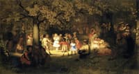 Picnic Party in the Woods