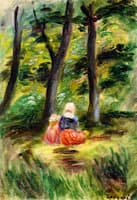 Woman and Child in a Landscape