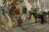 A Street Scene in Algeria