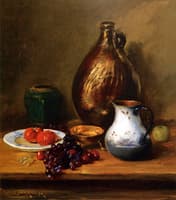 Still LIfe with Fruit and Pottery