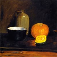 Still LIfe with Squash and Crockery