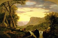 Landscape with Waterfall