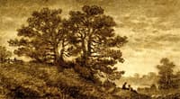 Landscape with Oaks