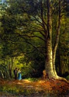 Barbizon Landscape: Woodland Path