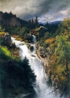 Mountain Falls by the Mill