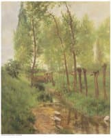Willows and Stream, Giverny