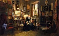 Mrs. Lamb in Her Study
